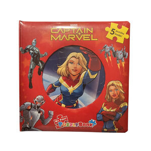 Captain Marvel Puzzle Book | My First Puzzle Book | 5 Puzzles Inside | Marvel Ki